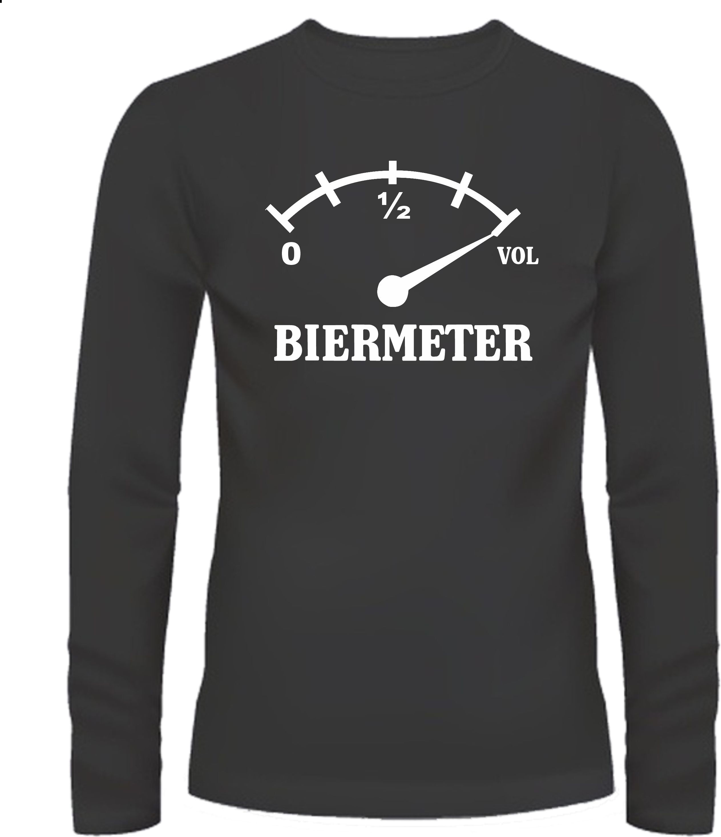 Biermeter t-shirt lange mouw