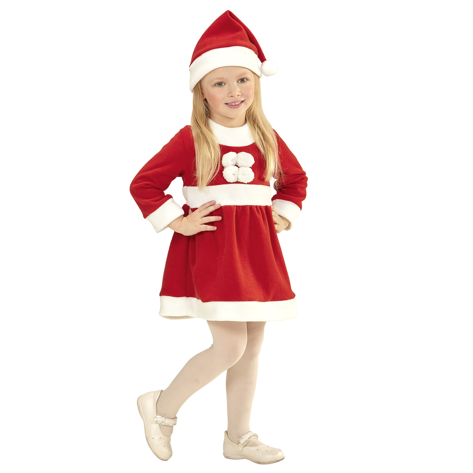 doel Afkorten Kinderen Kerst meisje little santa girl kostuum Goedkoop
