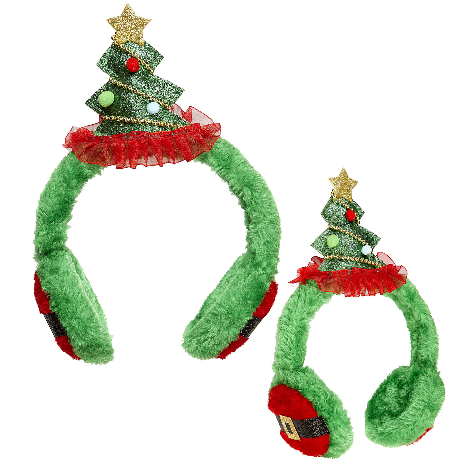 Parel Anders kolf Kerstboom oorwarmers groen volwassen Goedkoop