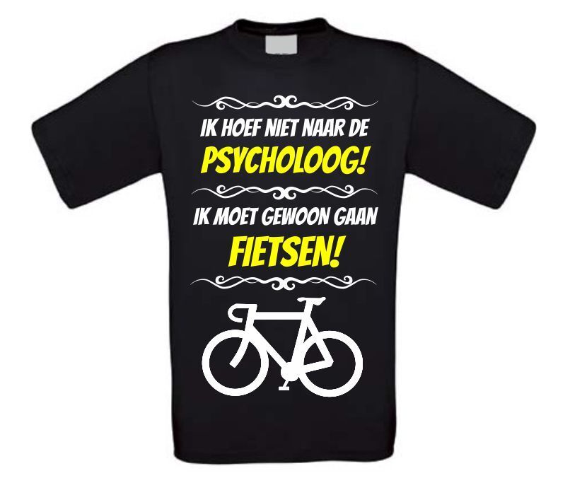 Melancholie schijf aantrekken Grappig fiets T-shirt Voordelig en ruime keus