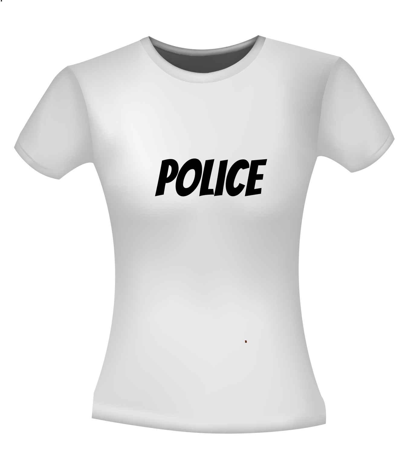 Motel kapsel Profeet Police shirt dames en heren voor carnaval