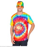 Tie dye shirt heren sale