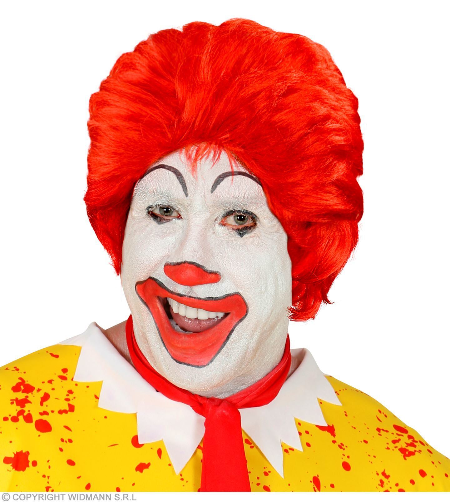 excuus steno cel Rode Pruik Ronald de clown rood Goedkope ...