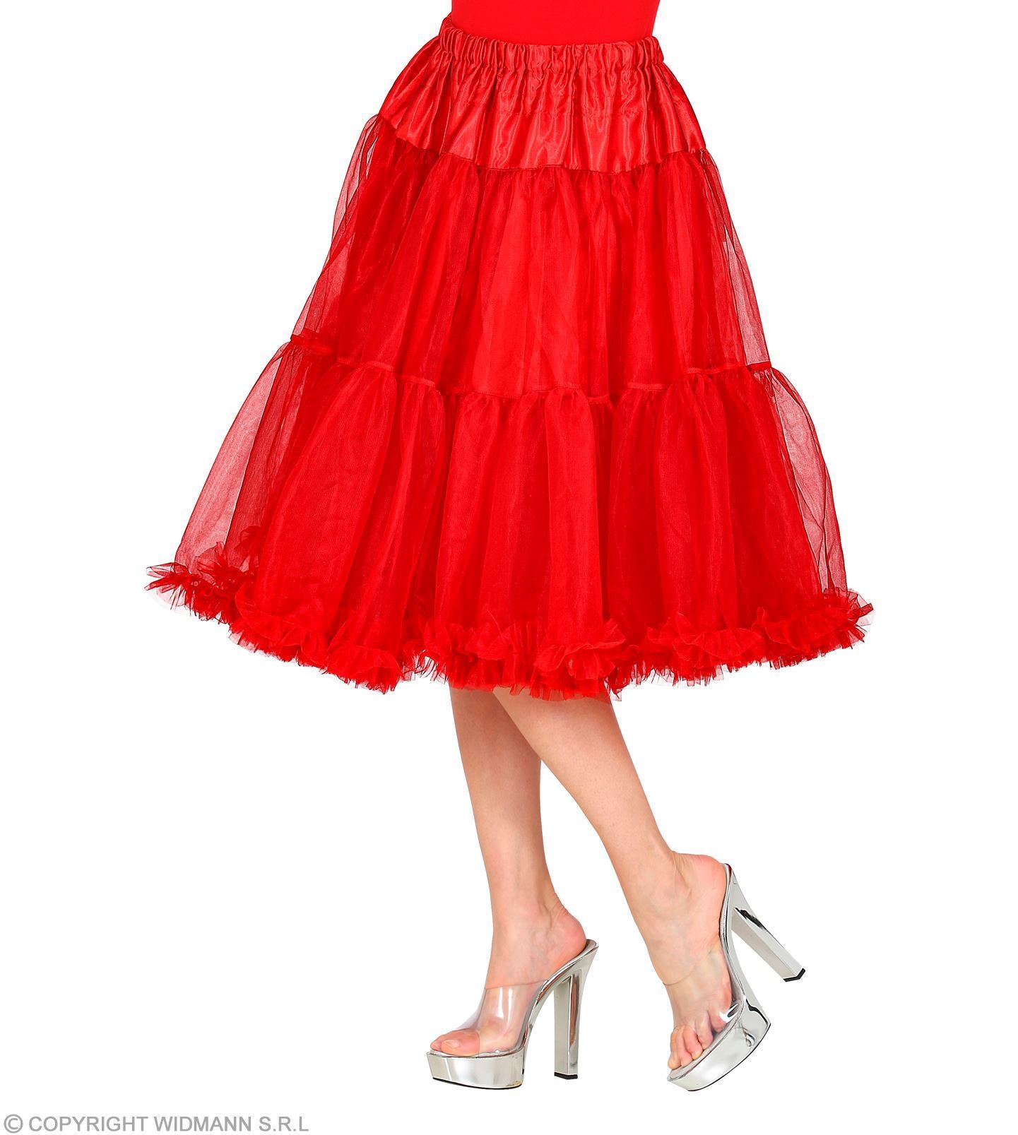 Blijkbaar JEP opleiding Rode tulle rok met petticoat dames Goedkoop