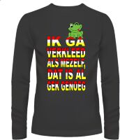 T Shirt Oeteldonk Carnaval Ik Ga Verkleed Als