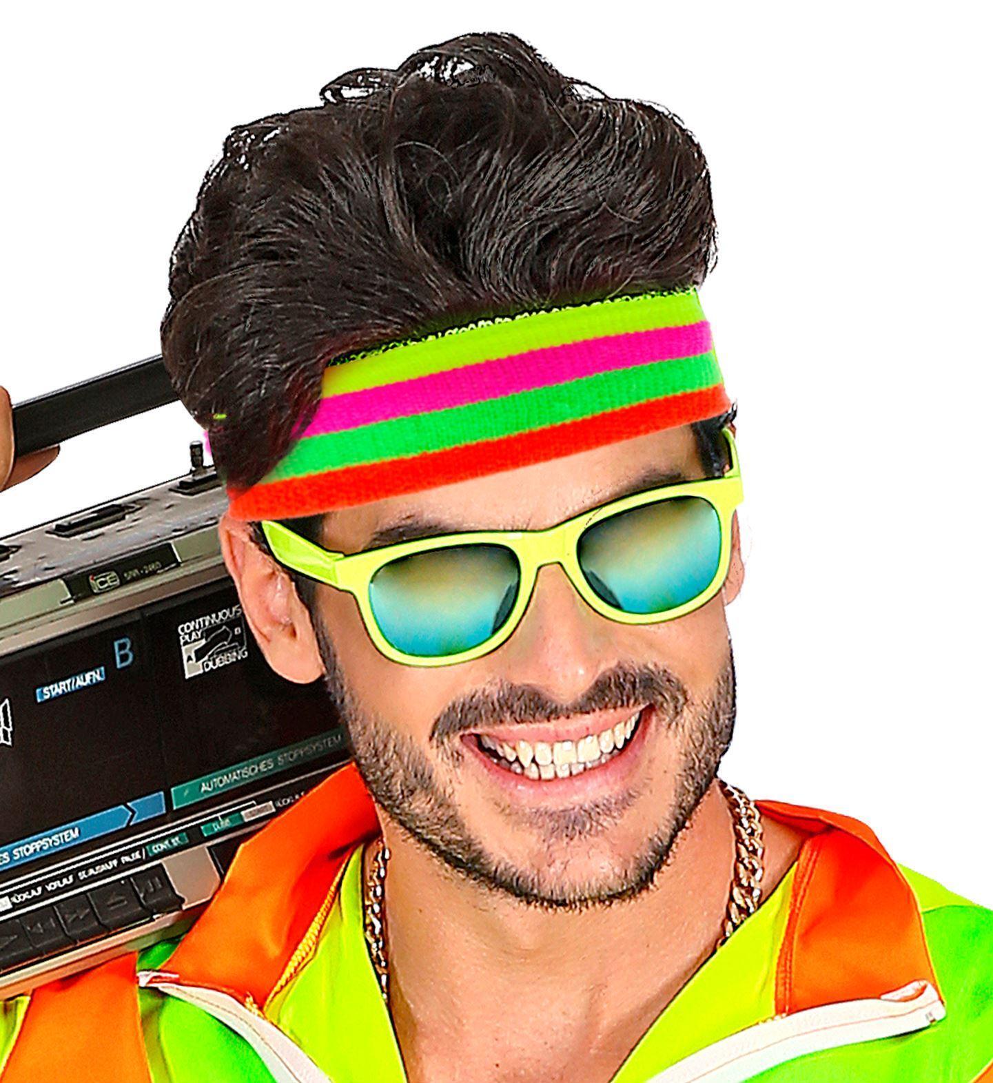 Voeg kleur en energie toe aan je disco feest met neon multi colour zweetbandjes