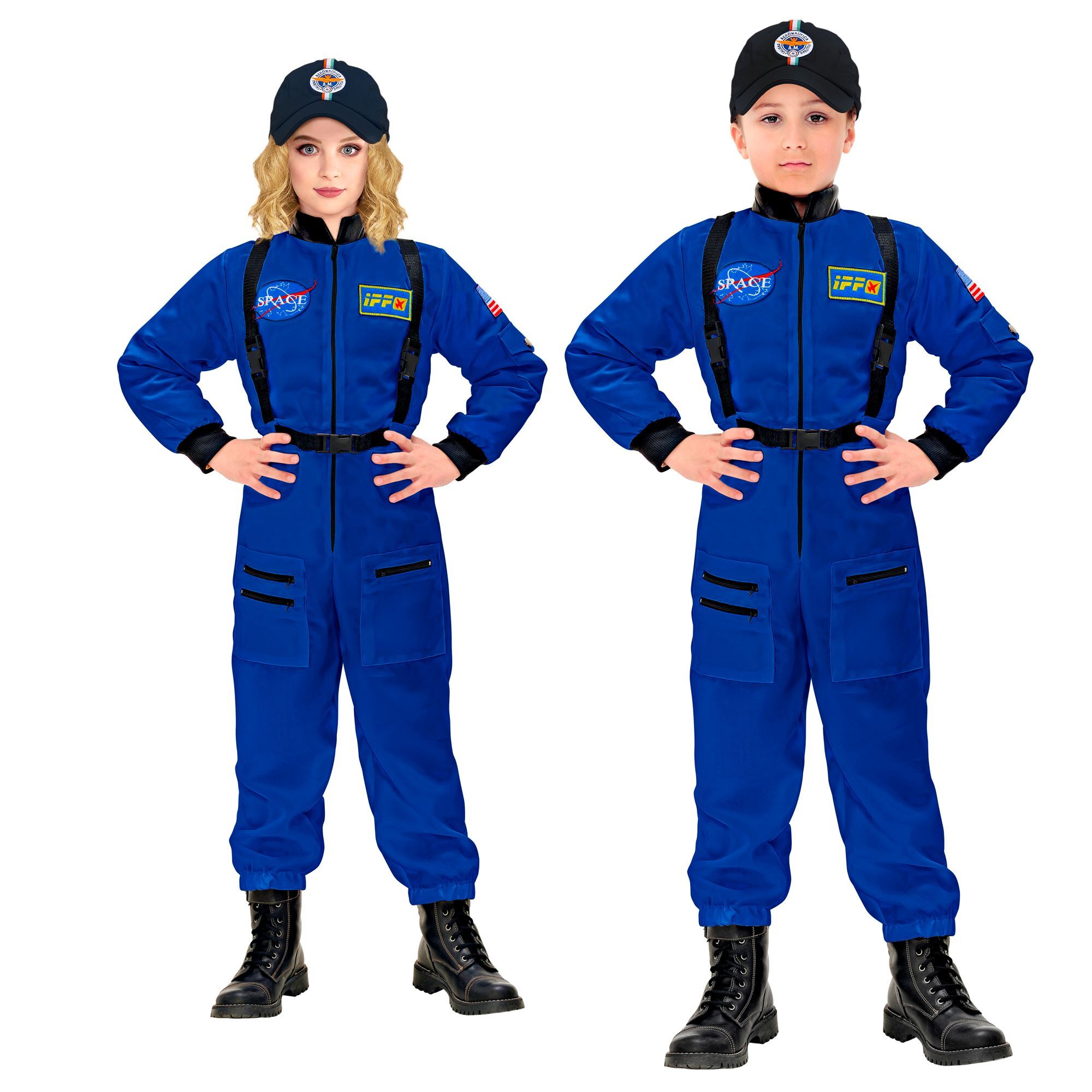 Astronaut blauw Verkleedpak voor Kinderen