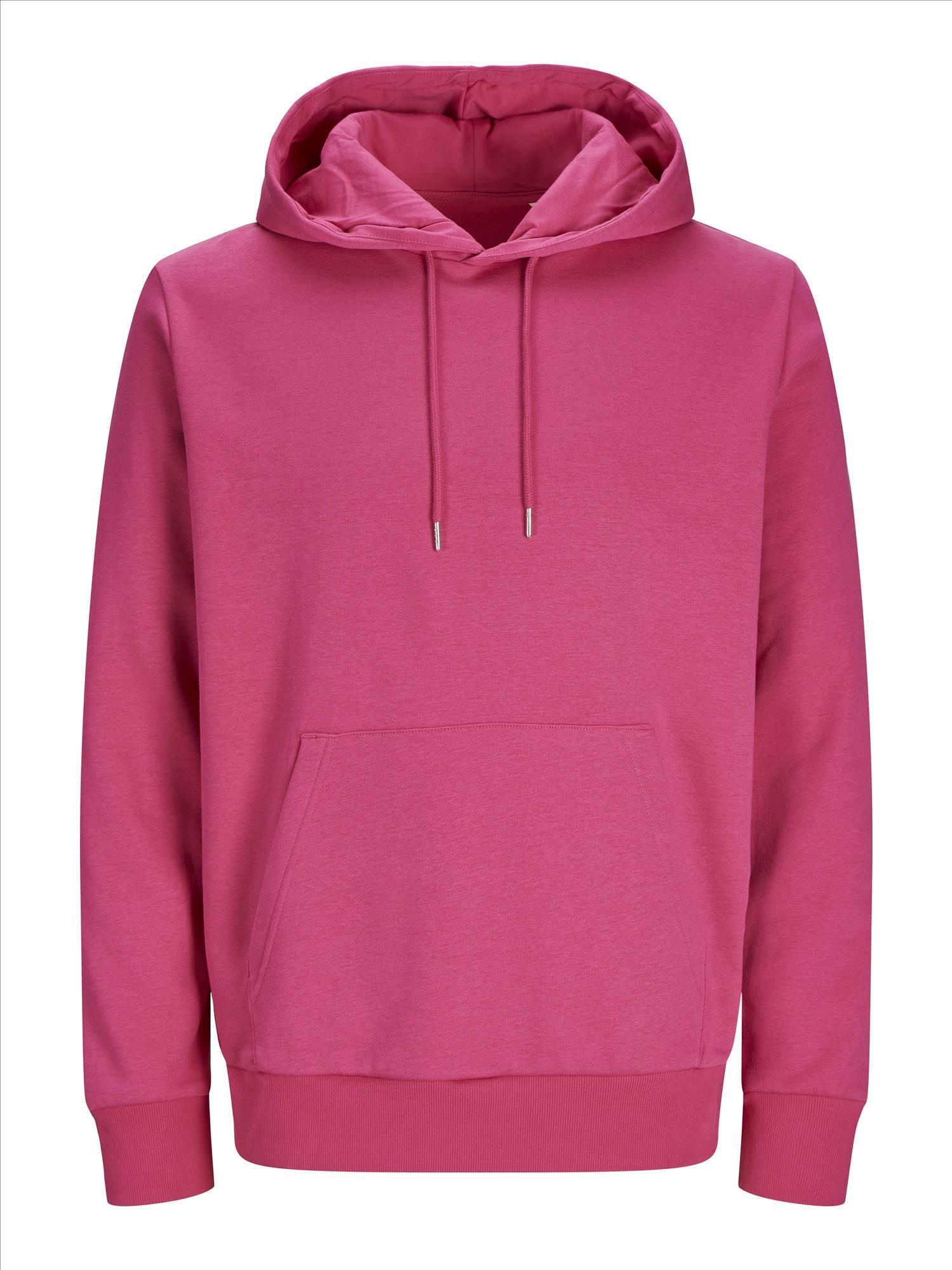 Hoodie fuchsia rose JACK & JONES Basic Hood Sweat hoodies bedrukbaar