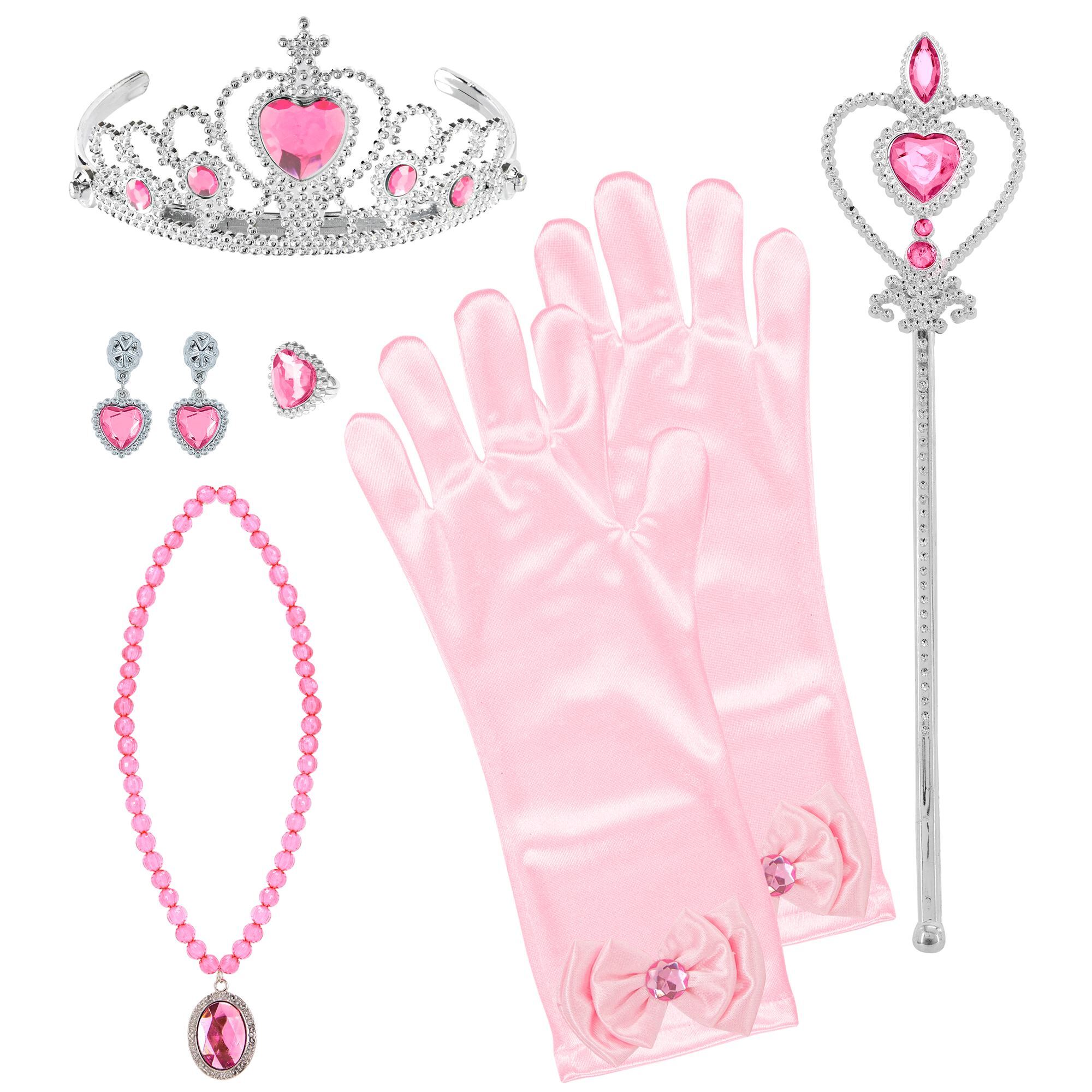 Transformeer je kleine prinses in royalty met ons prachtige roze prinsessen set