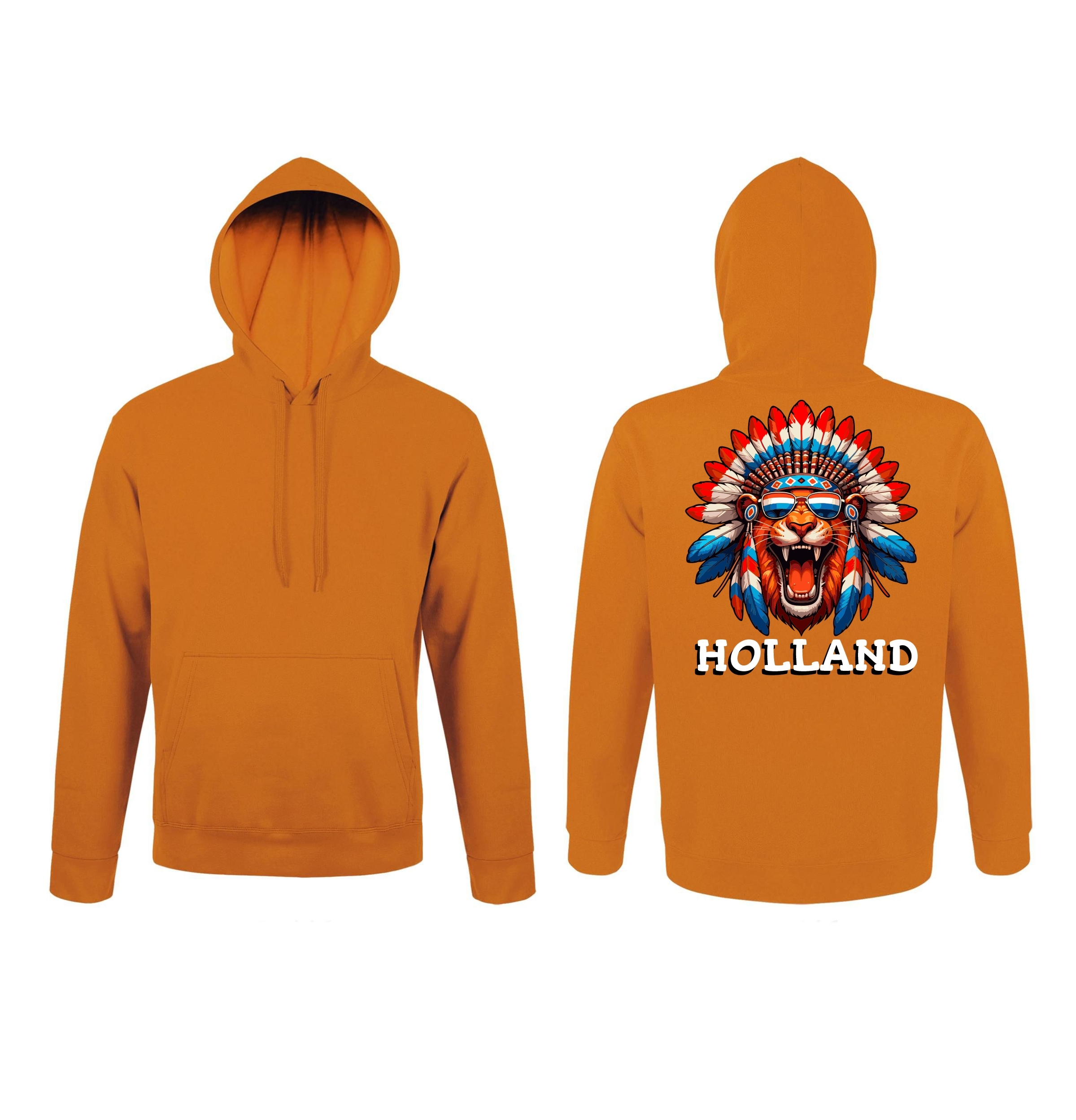 Oranje hoodie supporter oranje ek 2024