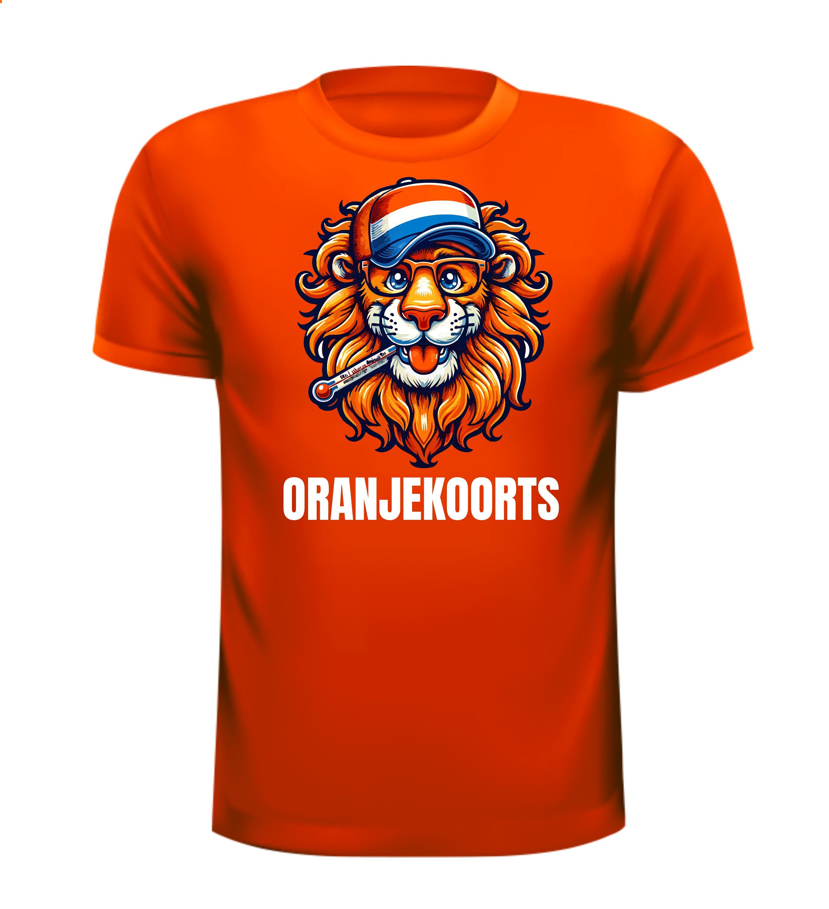 Haal de Leeuw in je Los! Met die oranjekoorts T-shirt voor het EK of WK