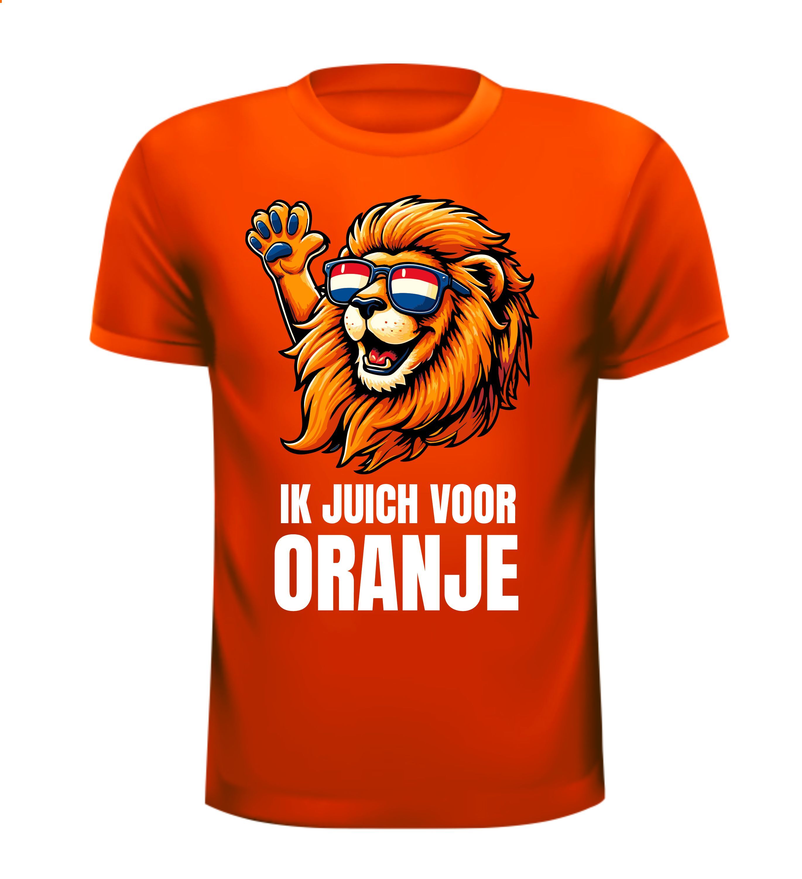 Oranje EK shirtje ik juich voor oranje! Voetbal shirtje