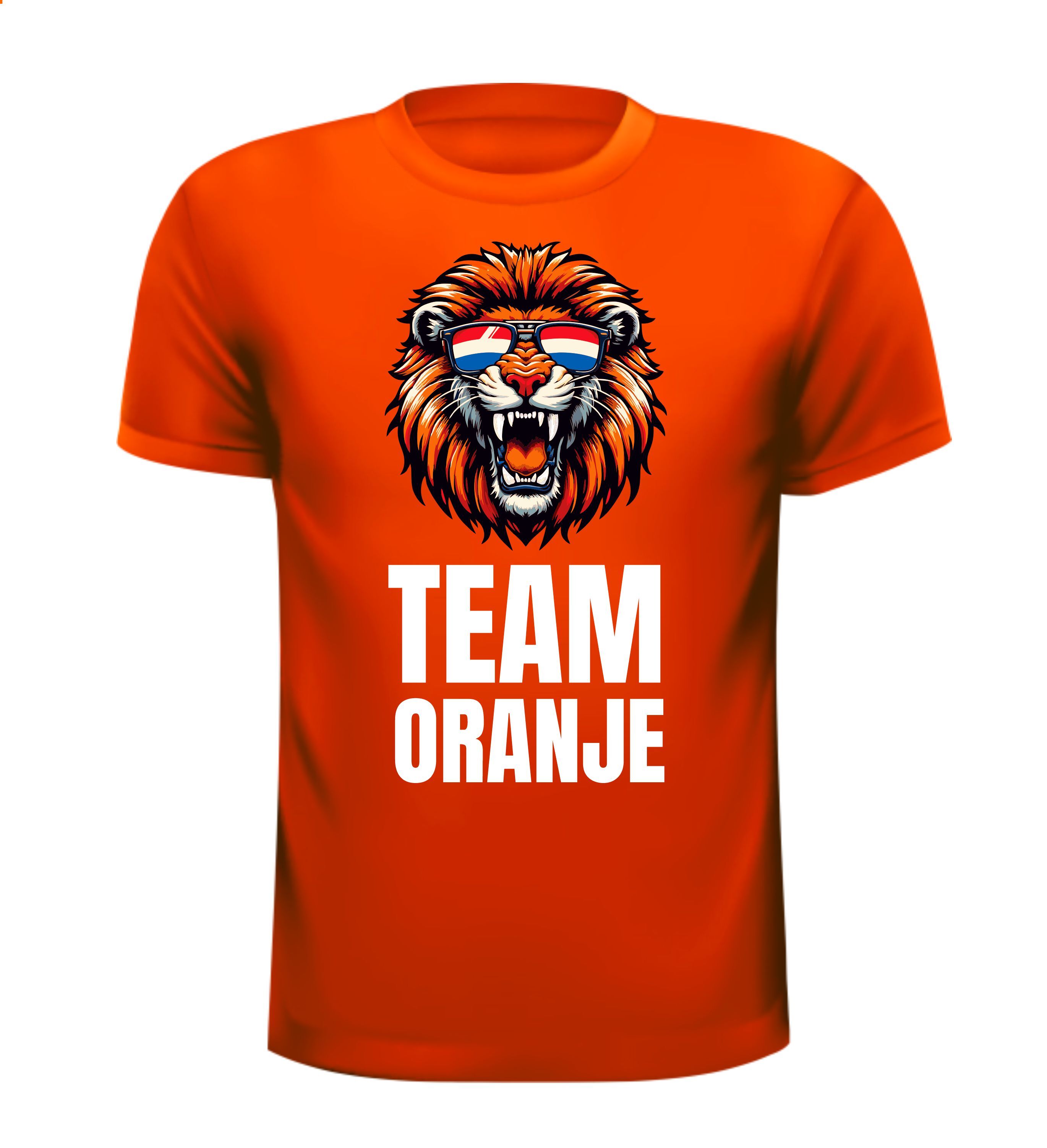 Team oranje T-shirt Voetballen EK WK