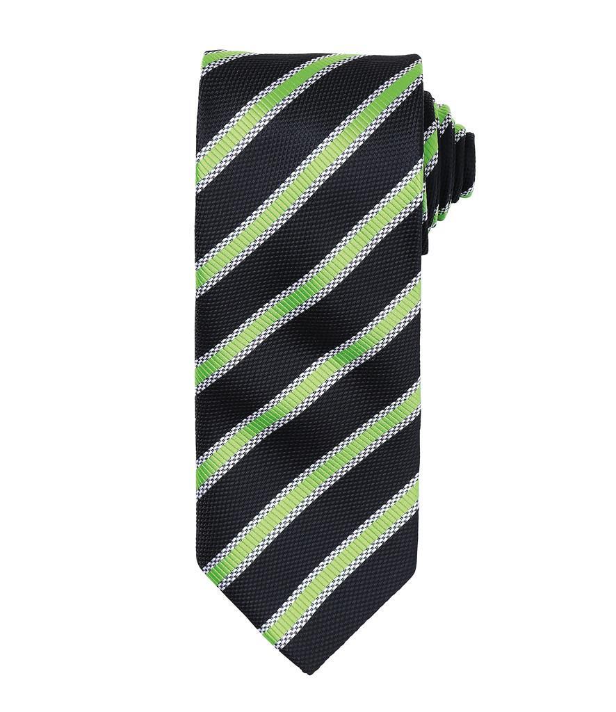 Elegante stropdassen voor hem black/lime green