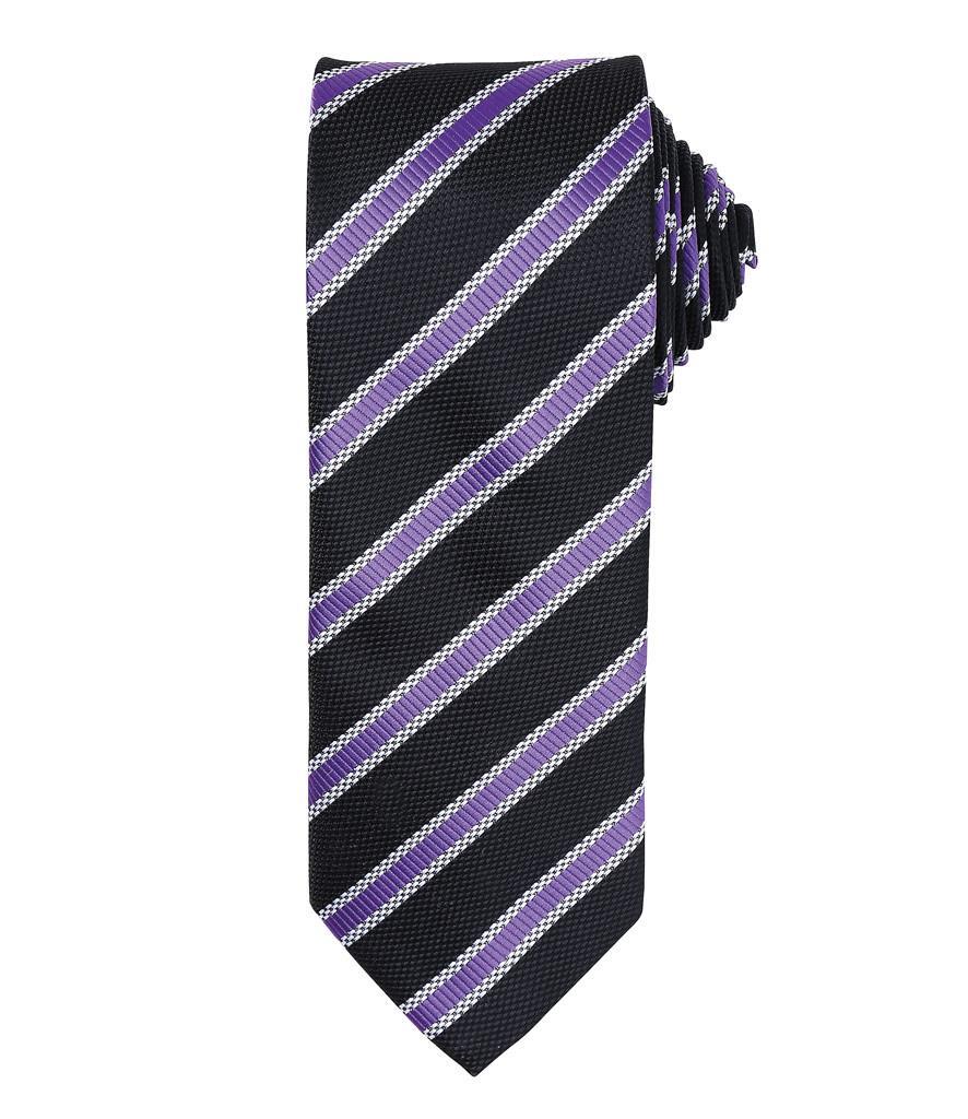 Elegante stropdassen voor hem black/rich violet