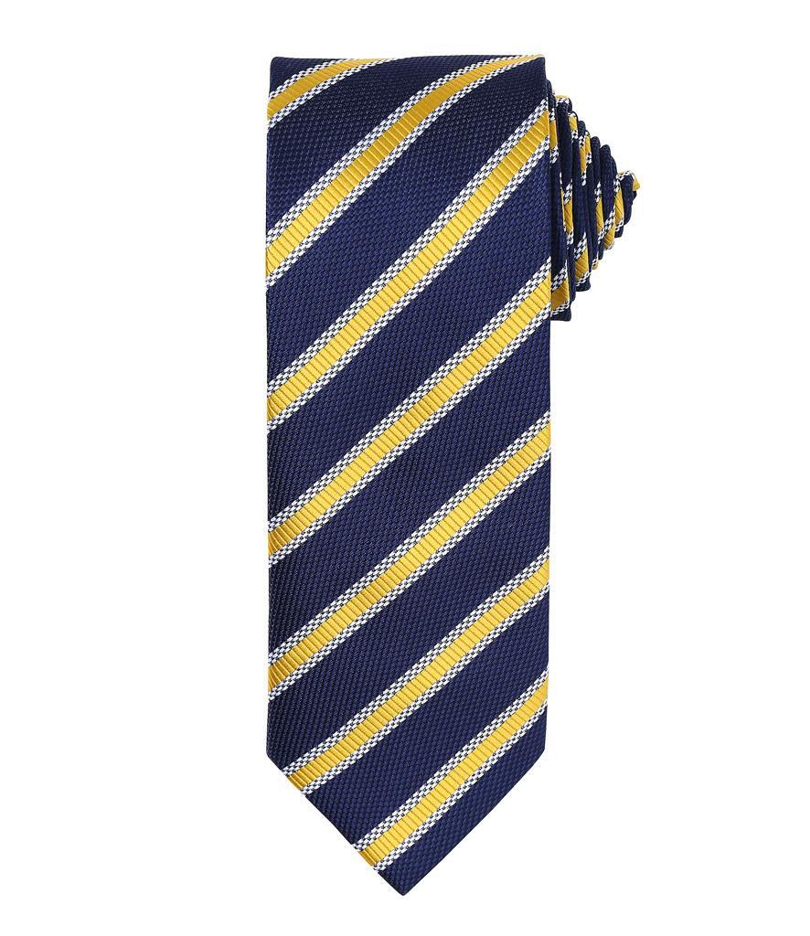 Elegante stropdassen voor hem navy/gold