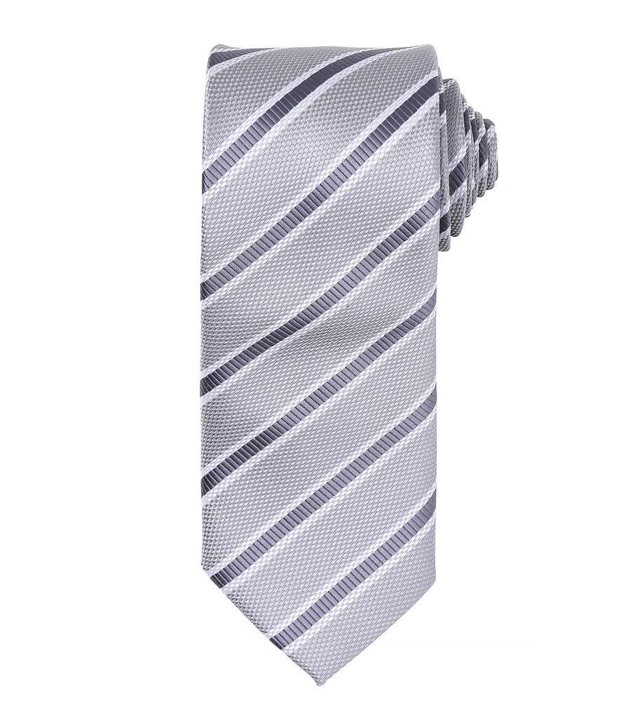 Elegante stropdassen voor hem silver/dark grey