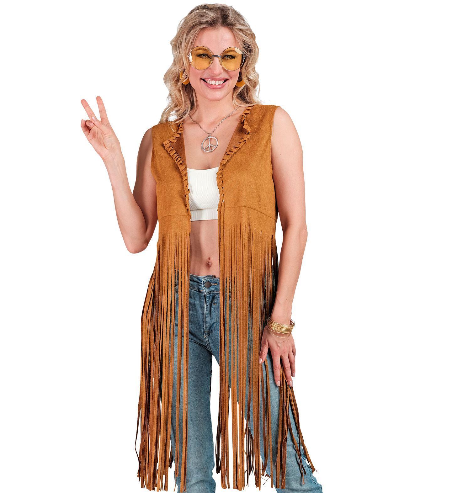 Hippie vest lang voor dames