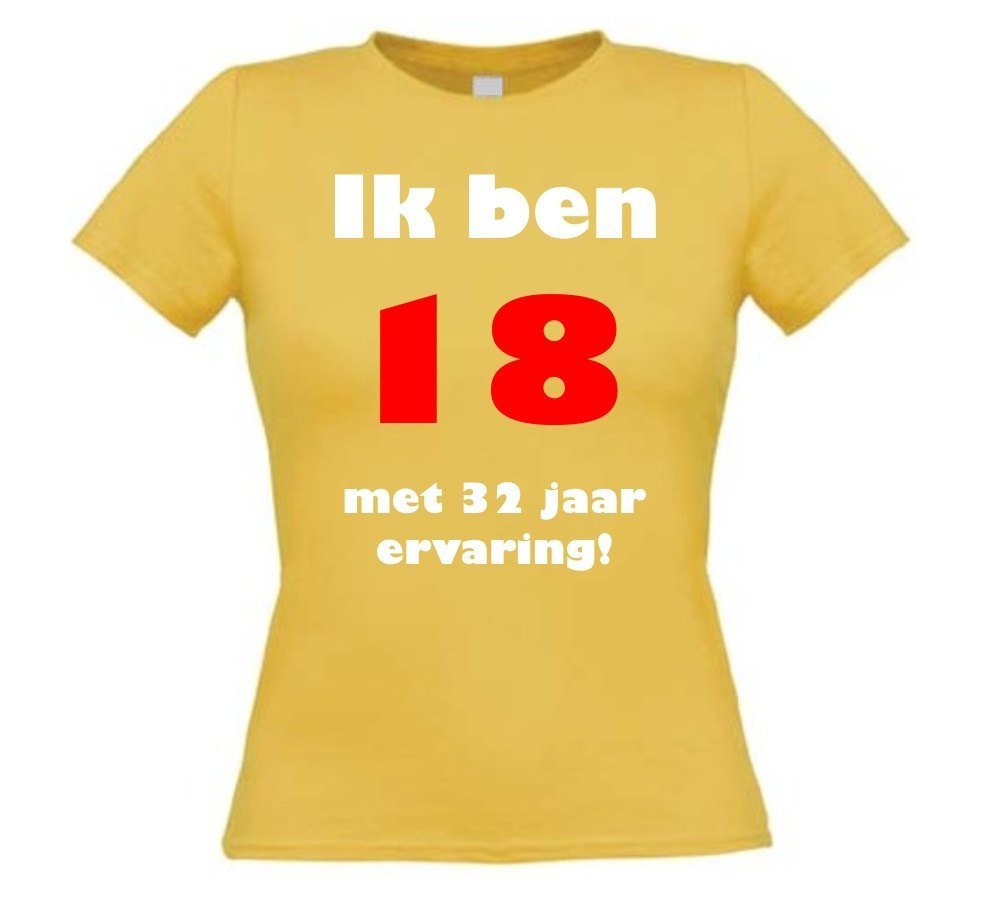 Ik Ben 18 Met 32 Jaar Ervaring Goedkope Feestwinkel 