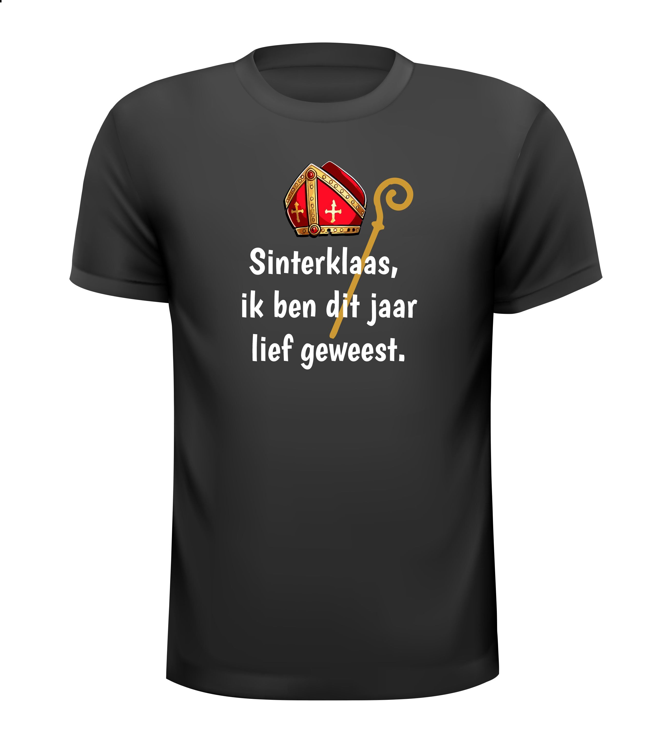 Sinterklaas ik ben dit jaar lief geweest T-shirt